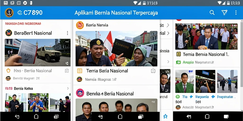 Antarmuka user-friendly aplikasi berita nasional C7890.