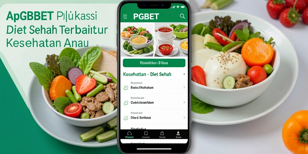 Antarmuka PGBET yang menarik dan mudah dipahami untuk Diet Sehat.