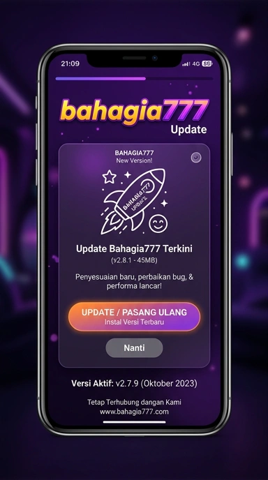 Tampilan riwayat versi bahagia777